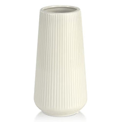 GUKJOB White Ceramic Vase for Pampas Grass, Modern Minimalist Home Decor