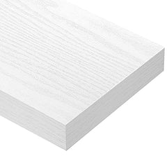QEEIG Rustic Farmhouse 16-inch Floating Wall Shelves - Set of 3