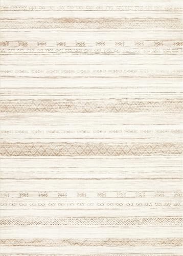 Boraya 5x7 Washable Boho Moroccan Farmhouse Rug – Ultra Soft Geometric Area Carpet