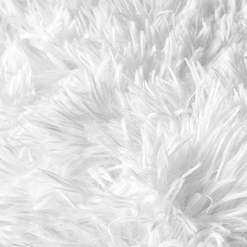 Ophanie Soft Fluffy Shag Area Rug, Non-Slip, Thick, Grey, 8x10 Feet