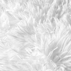 Ophanie Upgrade 5x8 Grey Fluffy Shag Area Rug - Soft Non-Slip Carpet