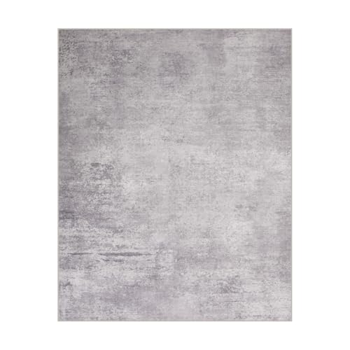 Luxury Washable Faux Wool Area Rug: Ultra Soft, Non-Slip Vintage Print