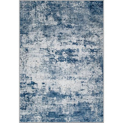 Washable Modern Abstract Soft Thin Area Rug for Living Room, Bedroom