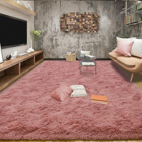 Tepook Super Soft Fluffy Shaggy Area Rug - Non-Slip, Plush Comfort for Bedroom, Living Room