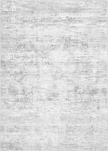 Art&Tuft 8x10 Beige Abstract Washable Area Rug: Anti-Slip, Stain-Resistant, Pet-Friendly