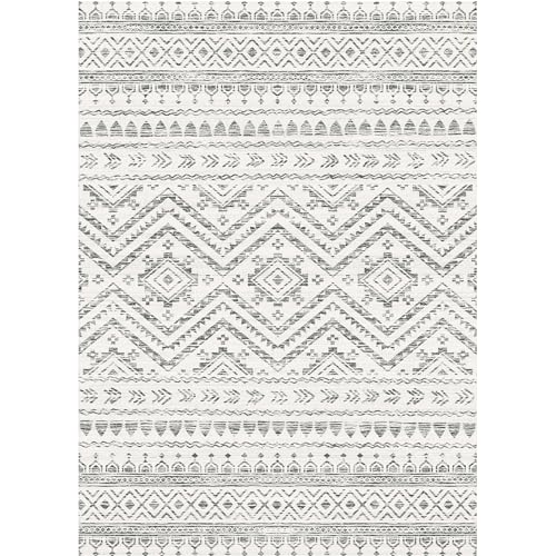 Moroccan Washable Non-Slip Soft Low Pile 8x10 Area Rug