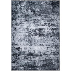 Washable Modern Abstract Soft Thin Area Rug for Living Room, Bedroom