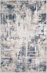 Modern Abstract Washable Area Rug 6x9: Soft, Non-Slip, Stain Resistant for Living Room