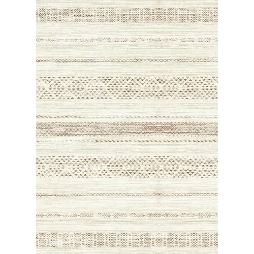 Moroccan Washable Non-Slip Soft Low Pile 8x10 Area Rug