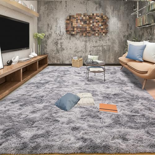 Tepook Super Soft Fluffy Shaggy Area Rug - Non-Slip, Plush Comfort for Bedroom, Living Room