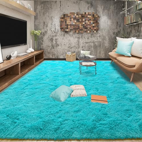 Tepook Super Soft Fluffy Shaggy Area Rug - Non-Slip, Plush Comfort for Bedroom, Living Room