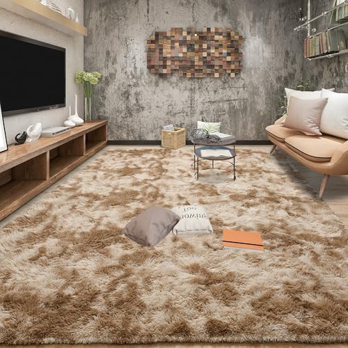 Tepook Super Soft Fluffy Shaggy Area Rug - Non-Slip, Plush Comfort for Bedroom, Living Room