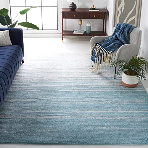 SAFAVIEH Adirondack Sage Ivory Area Rug: Modern Ombre, Non-Shedding, Easy Clean