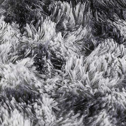 Ophanie Soft Fluffy Shag Area Rug, Non-Slip, Thick, Grey, 8x10 Feet