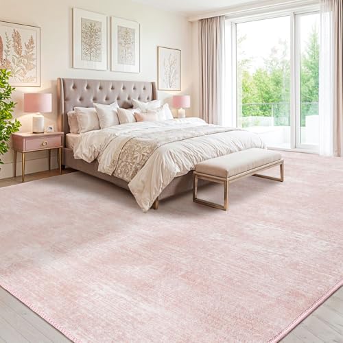Premium Washable 8x10 Area Rug: Stain-Resistant, Non-Slip, Durable, Ultra-Thin Black