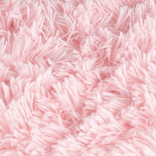 Ophanie Soft Fluffy Shag Area Rug, Non-Slip, Thick, Grey, 8x10 Feet