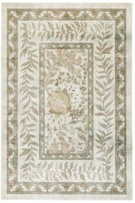 Premium Washable 8x10 Area Rug: Stain-Resistant, Non-Slip, Durable, Ultra-Thin Black