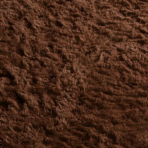 Ophanie Soft Fluffy Shag Area Rug, Non-Slip, Thick, Grey, 8x10 Feet