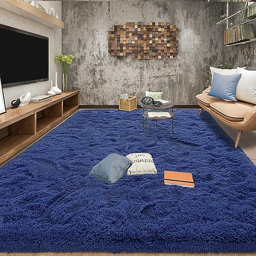 Tepook Super Soft Fluffy Shaggy Area Rug - Non-Slip, Plush Comfort for Bedroom, Living Room