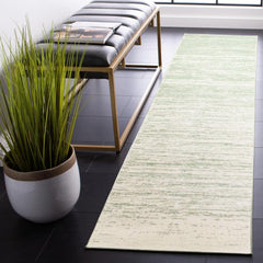 SAFAVIEH Adirondack Sage Ivory Area Rug: Modern Ombre, Non-Shedding, Easy Clean
