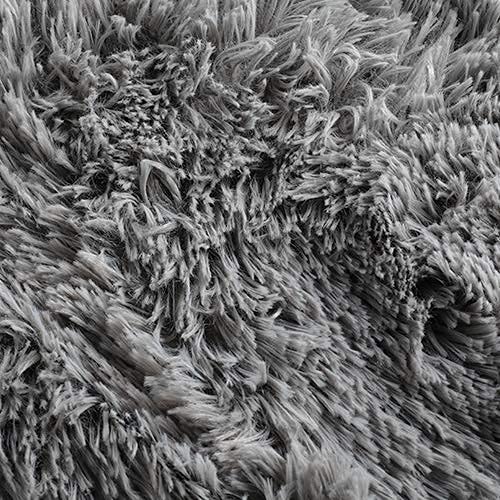 Ophanie Soft Fluffy Shag Area Rug, Non-Slip, Thick, Grey, 8x10 Feet