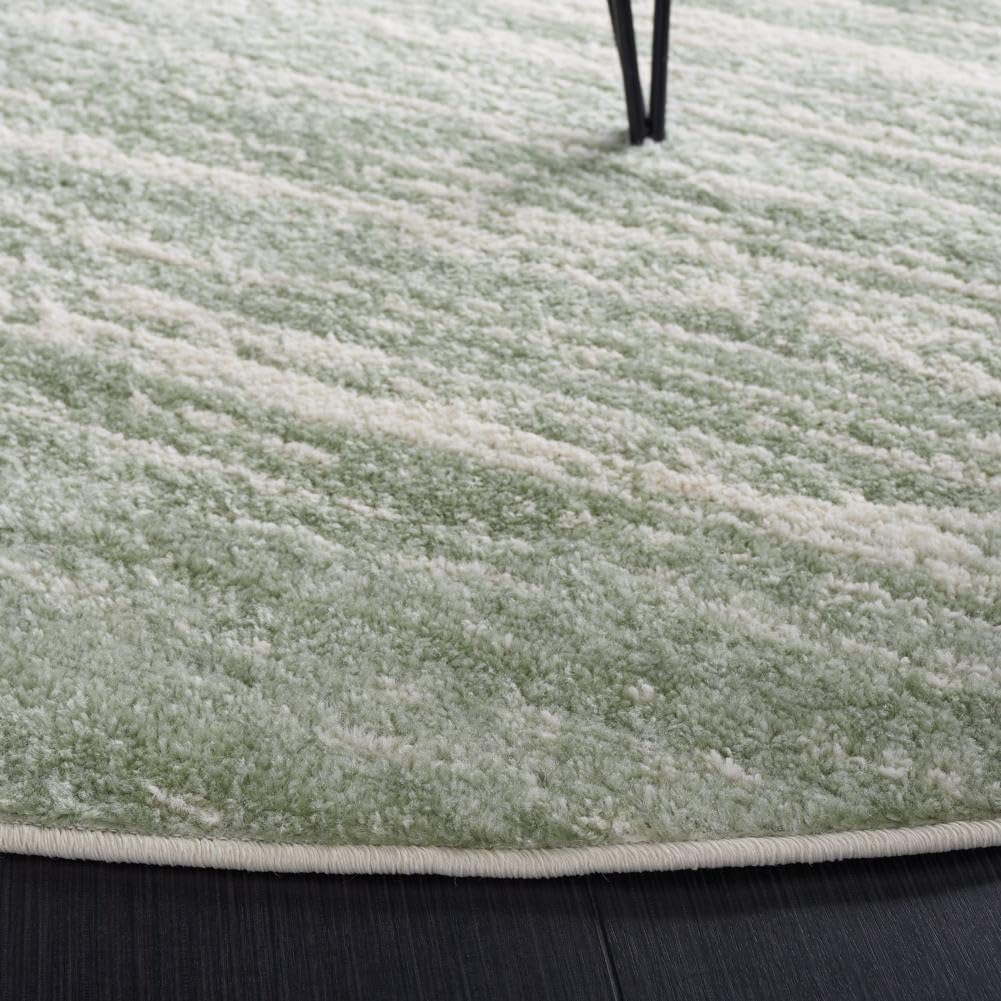 SAFAVIEH Adirondack Sage Ivory Area Rug: Modern Ombre, Non-Shedding, Easy Clean