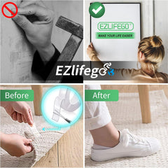 EZlifego Heavy-Duty Nano Double-Sided Mounting Tape, Strong Adhesive Picture Hanging Strips