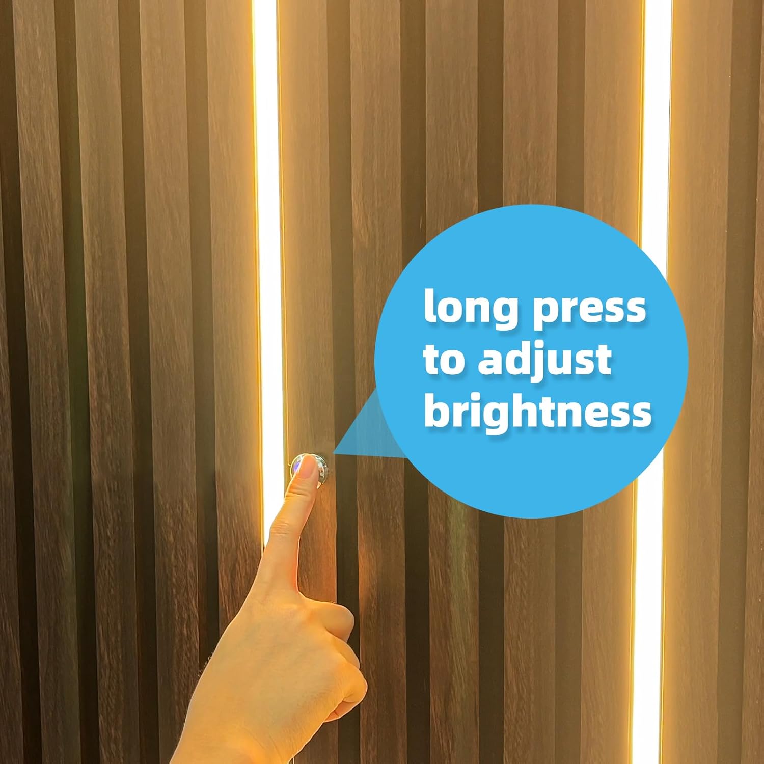 Art3d Smart Touch Self-Adhesive LED Recessed Lighting Kit for Home Decor