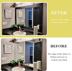 Black Wood Grain Self-Adhesive Waterproof PVC Wall Border Decor 4.2x390