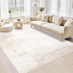 Modern Abstract Washable Area Rug 6x9: Soft, Non-Slip, Stain Resistant for Living Room