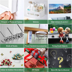 EZlifego Heavy-Duty Nano Double-Sided Mounting Tape, Strong Adhesive Picture Hanging Strips