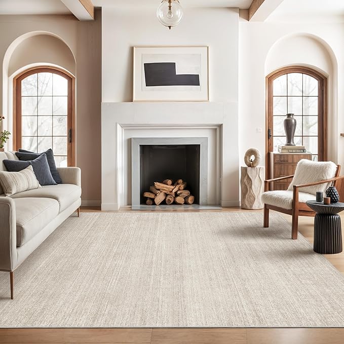 Valenrug 6x9 Washable Rug: Ultra-Thin, Stain-Resistant, Non-Slip, Low Pile