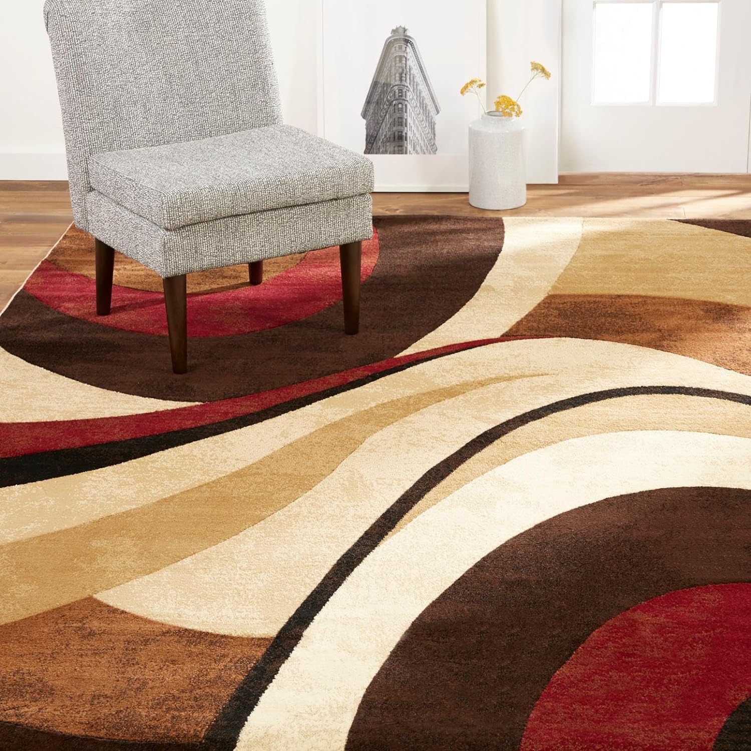 Home Dynamix Tribeca Slade Abstract Modern Living Room Area Rug