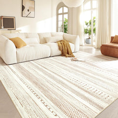 Boraya 5x7 Washable Boho Moroccan Farmhouse Rug – Ultra Soft Geometric Area Carpet