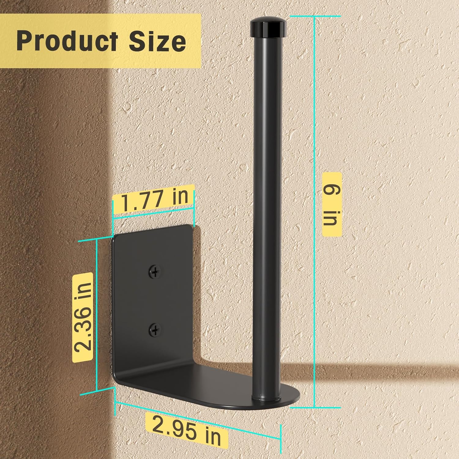 2-Pack Stainless Steel Baseball Cap Organizer Rack - Adhesive or Drill Mount