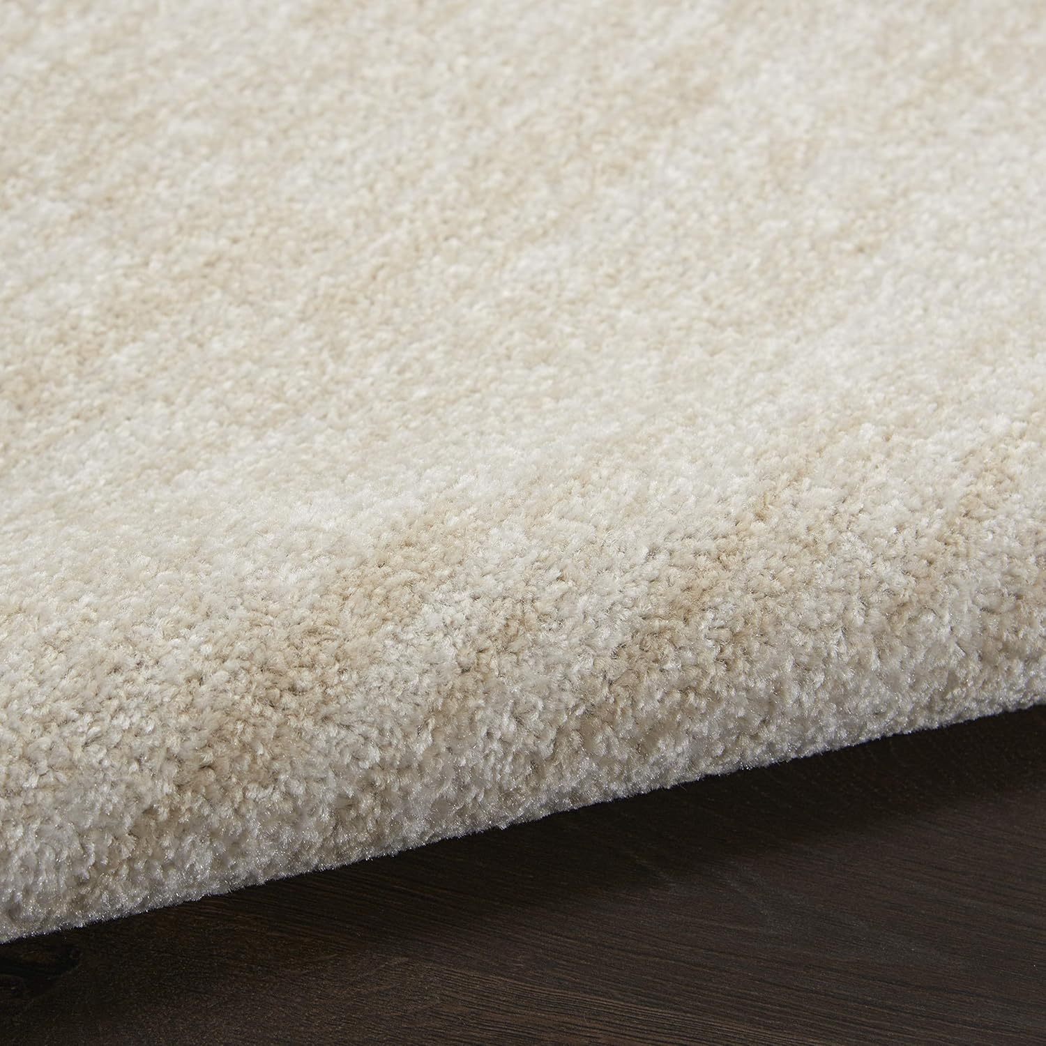 Nourison Essentials Ivory Beige Indoor/Outdoor Area Rug - Easy Clean, Non-Shedding, 8'x10' Versatile Decor