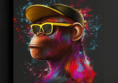 "Curious Spirit" – Monkey-Inspired Artwork
